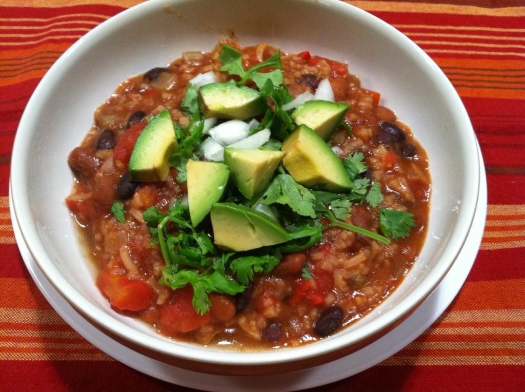 Hot Salsa Pinto Beans and Rice