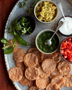 Papri Chaat from Vegan Without Borders. Photo by Sara Remington. 