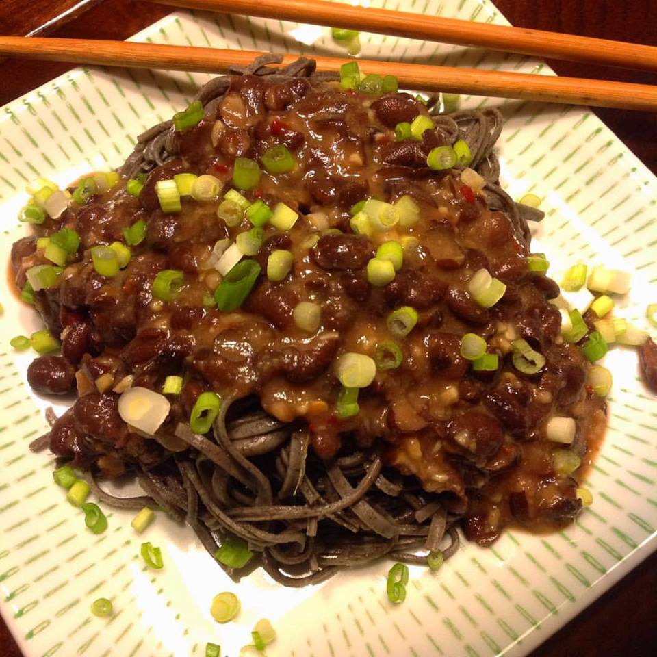 black bean noodles