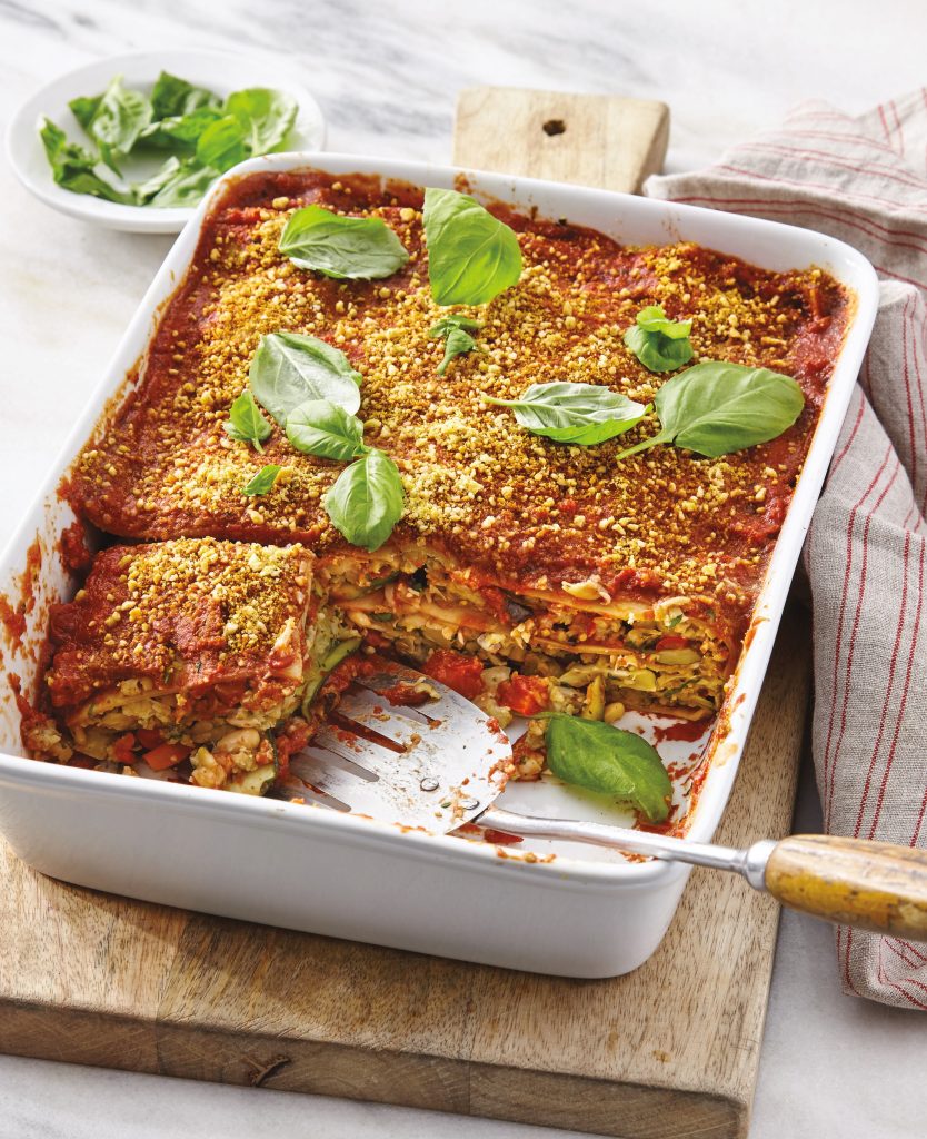 Roasted Vegetable Lasagna from The How Not to Die Cookbook