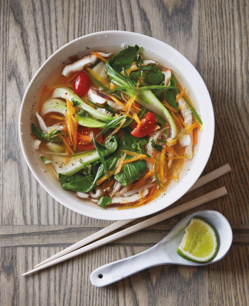 Spicy Asian Vegetable Soup from The How Not to Die Cookbook