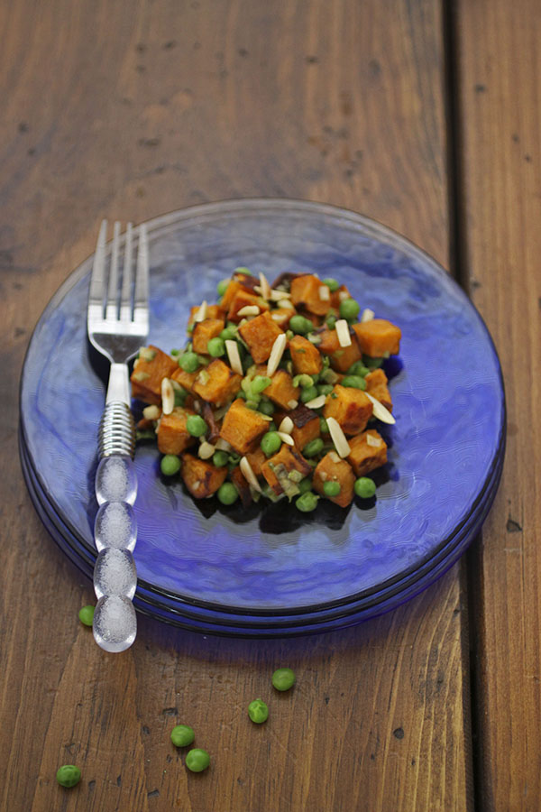 Roasted Sweet Potato Salad with Almond Butter - Robin Robertson