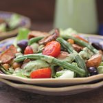 Vegan Roasted Niçoise Salad with Cashew Goddess Dressing from The Nut Butter Cookbook by Robin Robertson