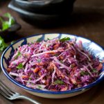 Cilantro-Jicama Slaw with Lime-Orange Dressing from Veganize it! by Robin Robertson (gluten-free)