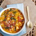 Caribbean Greens and Beans Soup from One-Dish Vegan by Robin Robertson (vegan and gluten-free) #vegan #glutenfree #vegansoup